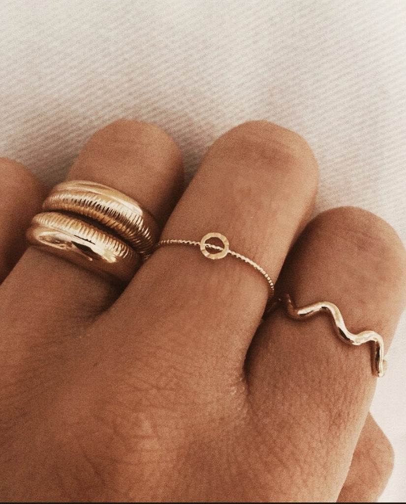 Bagues plaqué or - KUBE STORE