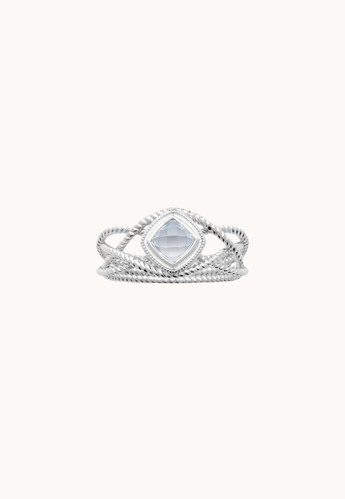 Bague Céline Argent - KUBE STORE