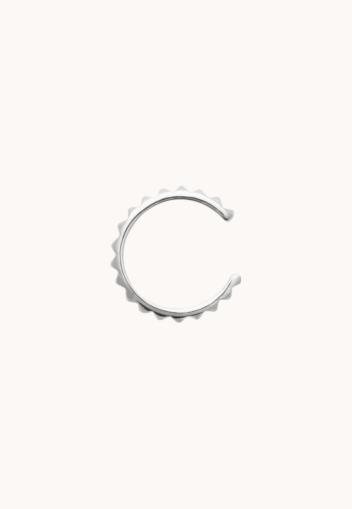 Earcuff Jade Argent - KUBE STORE