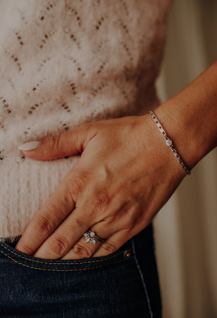 Bague Amélia Argent - KUBE STORE