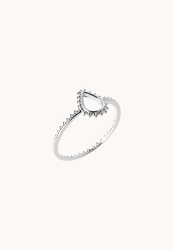 Bague Malika Argent - KUBE STORE