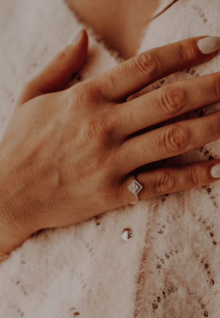 Bague Priscilla Argent - KUBE STORE