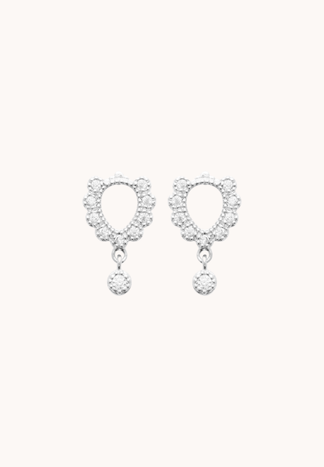 Boucles Cassandra Argent - KUBE STORE