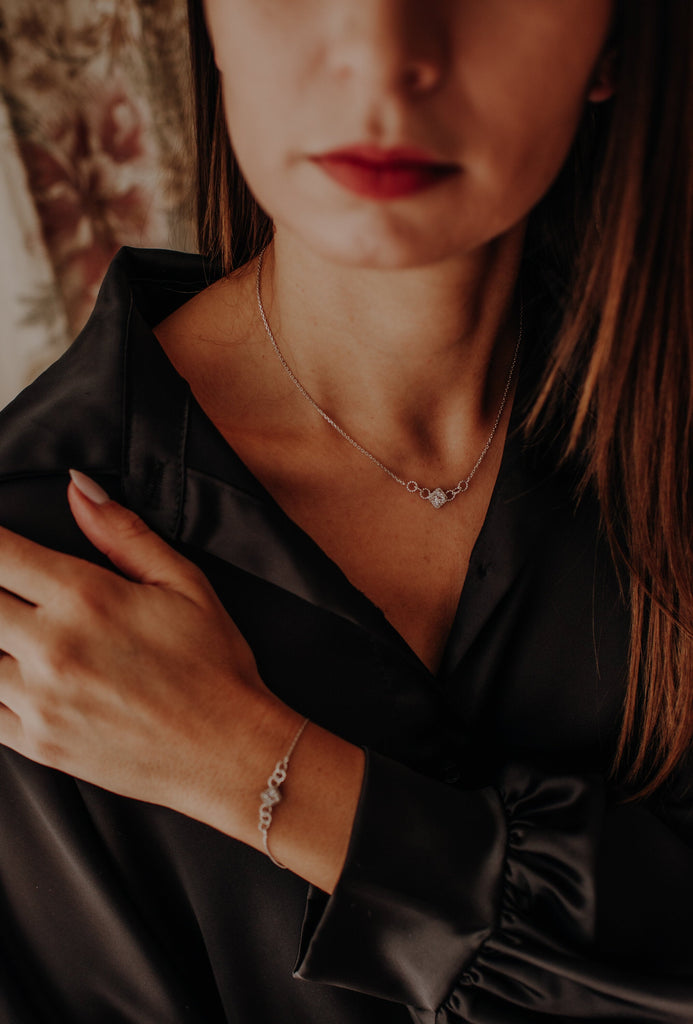 Collier Enora Argent - KUBE STORE