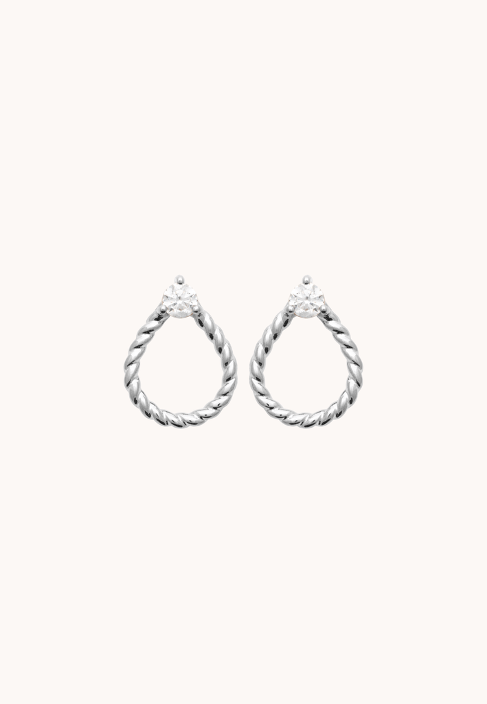 Créoles Mathilda Argent - KUBE STORE