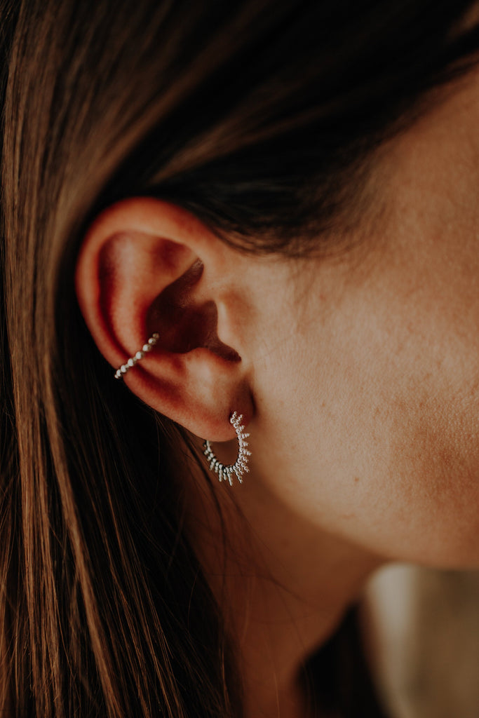 Earcuff Lise Argent - KUBE STORE